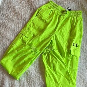 LA Neon Green Cargo Pants